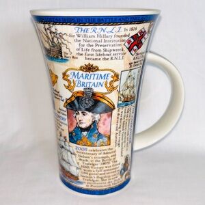 Dunoon Glencoe British Sailing Maritime History Mug Admiral Lord Horatio Nelson